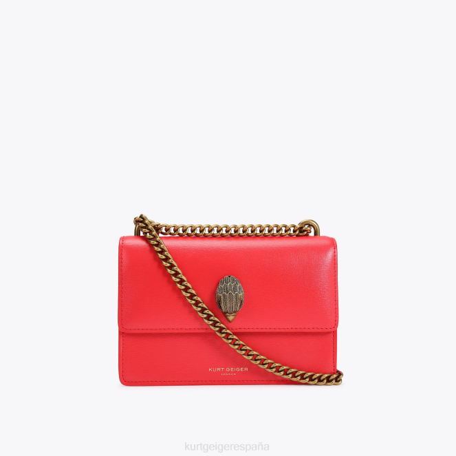 Kurt Geiger mujer bandolera pequeña london shoreditch 2LPR128 | bolsas rojo